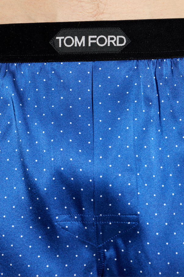 Tom Ford Bóxers de seda con logo