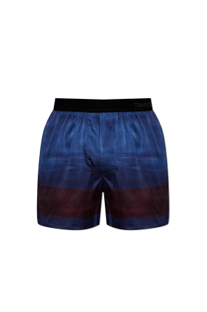 Cotton boxers with logo