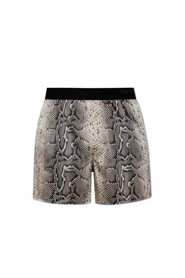 Silk boxers with animal motif od Tom Ford