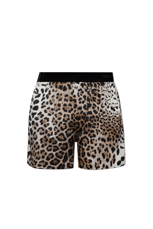 Silk boxers with animal motif od Tom Ford