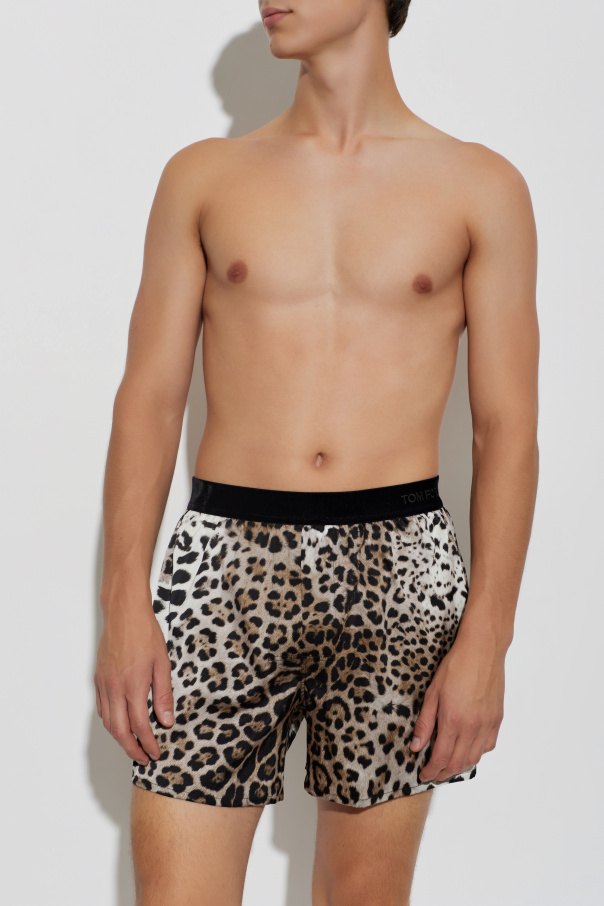 Tom Ford Silk boxers with animal motif