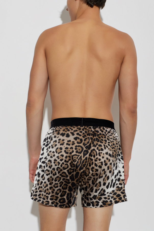 Tom Ford Silk boxers with animal motif