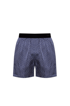 Cotton boxers with logo
