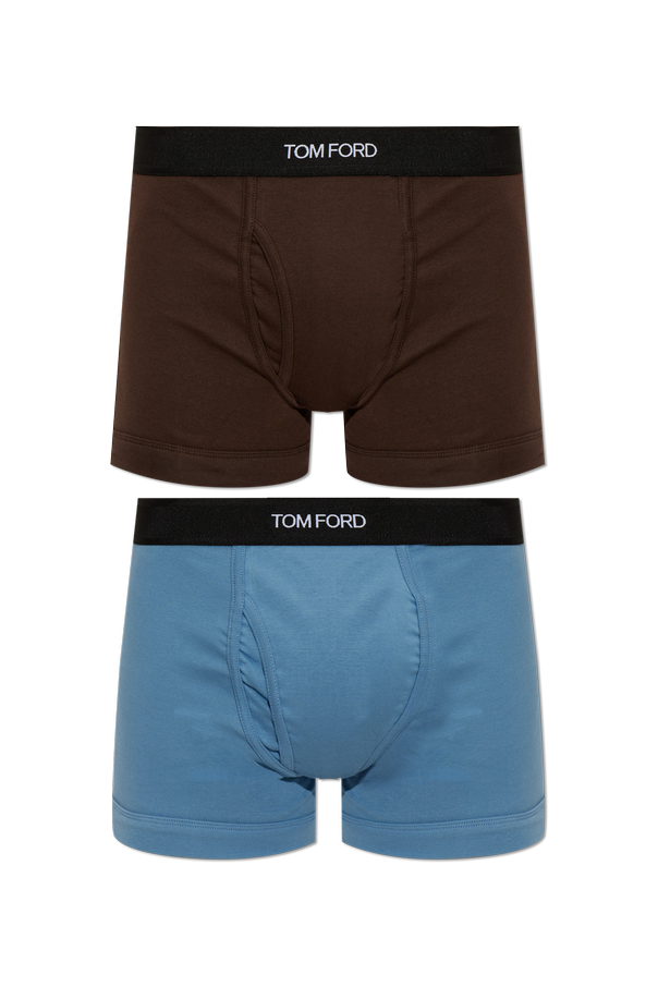 Tom Ford Pack doble de calzoncillos boxer con logo