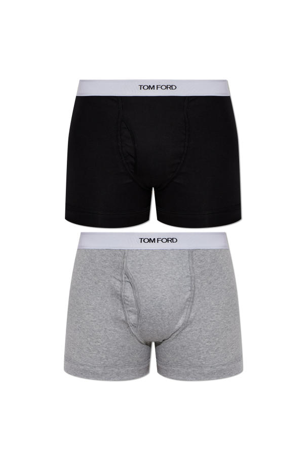 Two-pack of cotton boxers with logo od Tom Ford