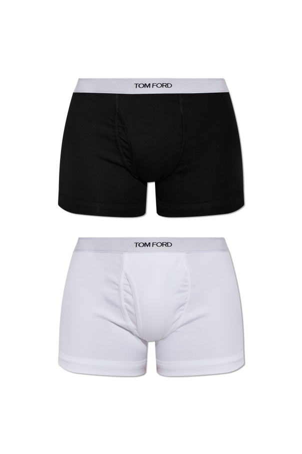Two-pack of cotton boxers with logo od Tom Ford