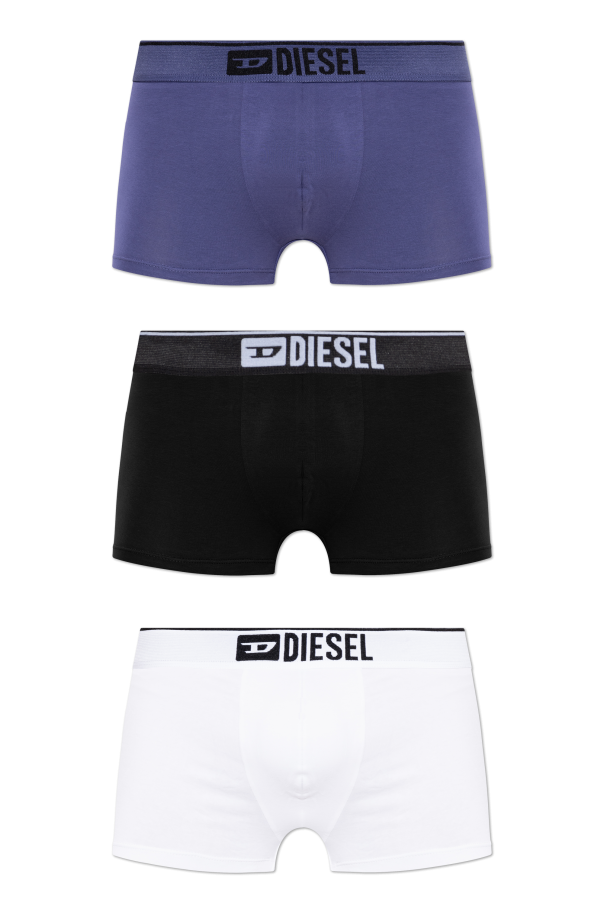 Diesel Triple pack of boxers with logo