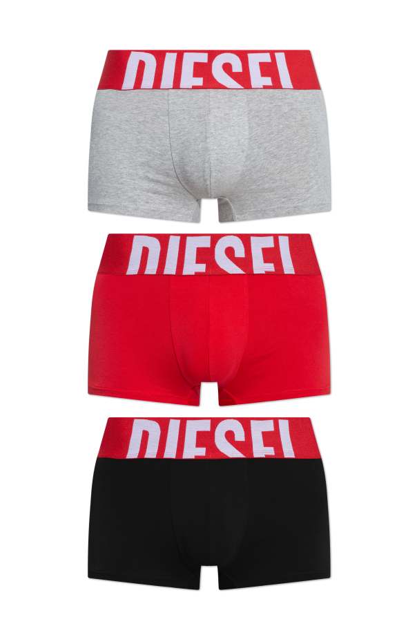 Diesel Three-pack boxers with logo