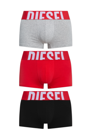 Three-pack boxers with logo