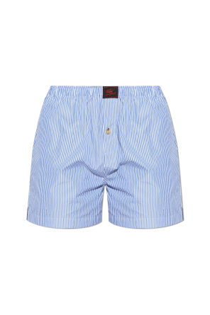 Striped pattern shorts
