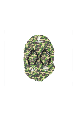 A BATHING APE® Klapki z motywem moro