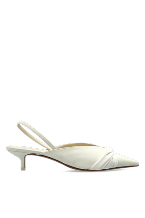 ‘Borea’ slingback kitten heel pumps