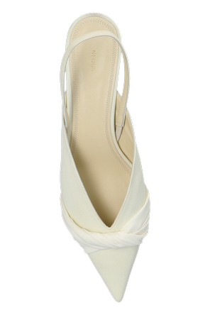 NEOUS ‘Borea’ slingback kitten heel pumps