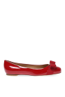FERRAGAMO RED ‘Varina’ ballet flats