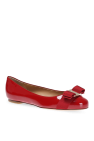 FERRAGAMO RED ‘Varina’ ballet flats