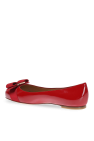 FERRAGAMO RED ‘Varina’ ballet flats
