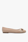FERRAGAMO beige ‘Varina’ ballet flats