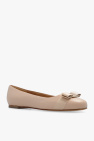 FERRAGAMO beige ‘Varina’ ballet flats