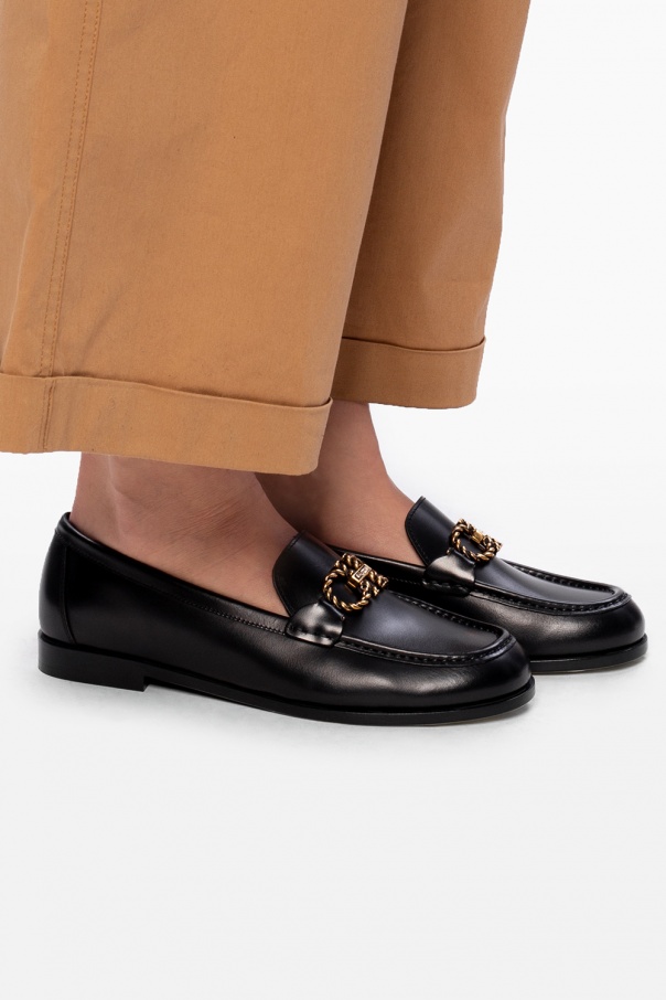 FERRAGAMO ‘Rolo’ leather moccasins