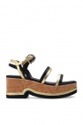 FERRAGAMO BLACK ‘Mysen’ platform sandals