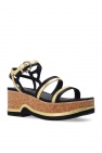 FERRAGAMO BLACK ‘Mysen’ platform sandals