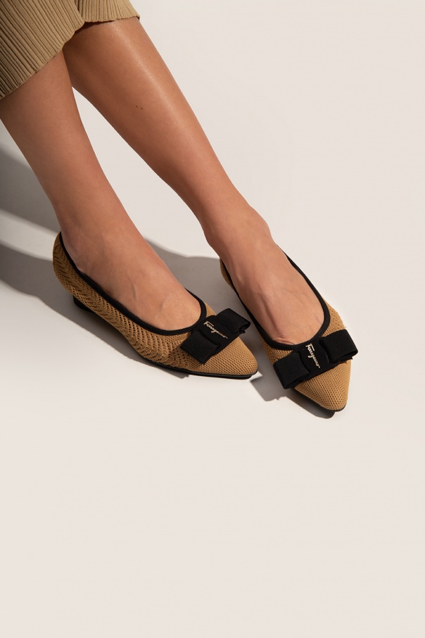 Salvatore Ferragamo ‘Viva Knit’ ballet flats