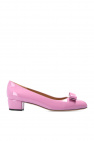 FERRAGAMO PINK ‘Vara’ heeled pumps