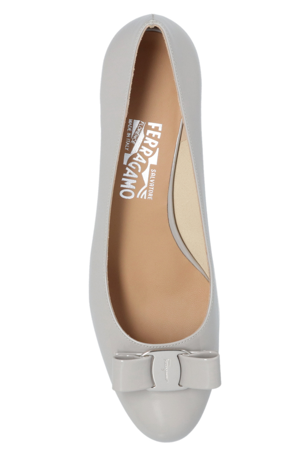 FERRAGAMO ‘Vara’ leather ballet flats