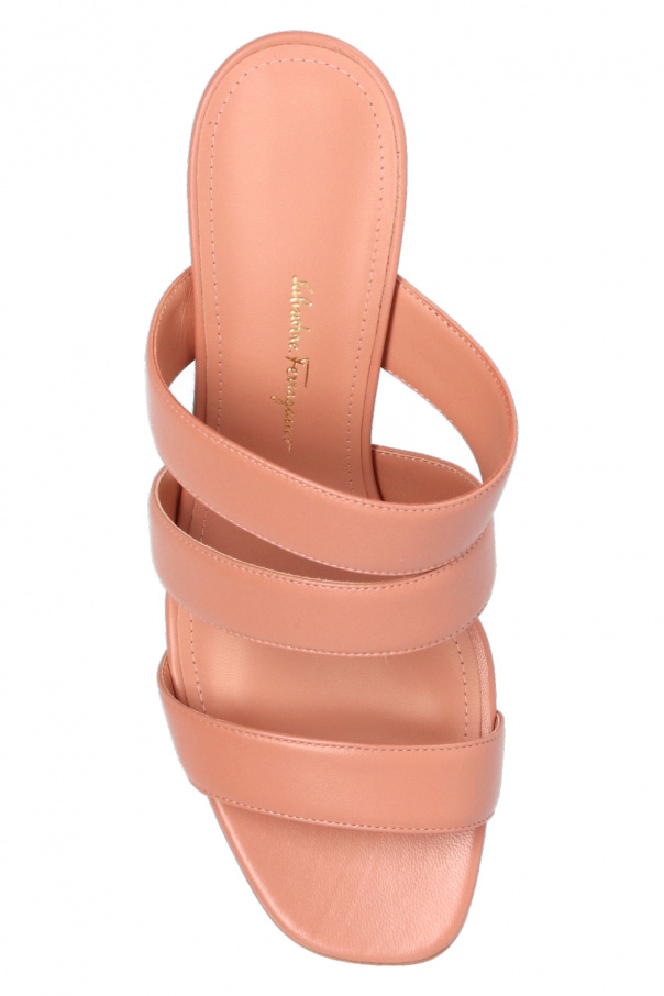 salvatore ferragamo steffie leather mules