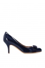 FERRAGAMO NAVY BLUE ‘Carla’ pumps