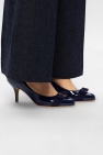 FERRAGAMO NAVY BLUE ‘Carla’ pumps