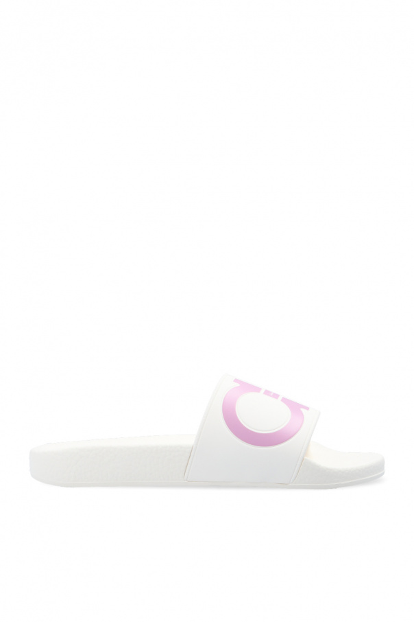 Ferragamo Rubber Slides in Pink