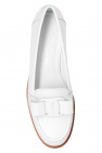 FERRAGAMO WHITE ‘Vivaldo’ moccasins