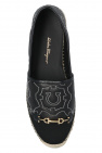 FERRAGAMO BLACK ‘Galore’ espadrilles