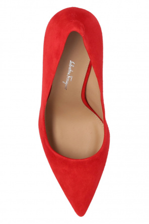 FERRAGAMO ‘Ilary’ suede stiletto pumps