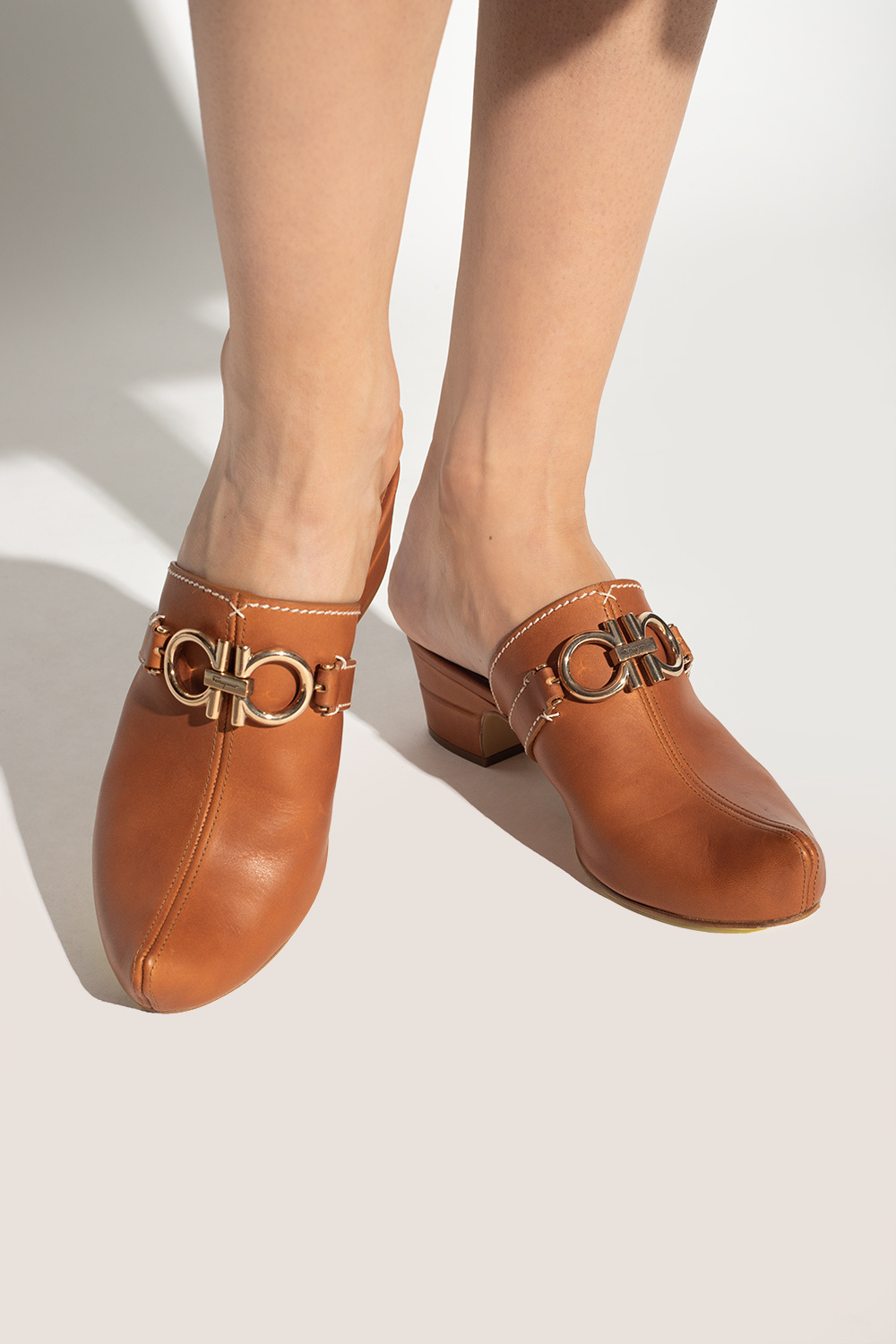 FERRAGAMO Leather mules