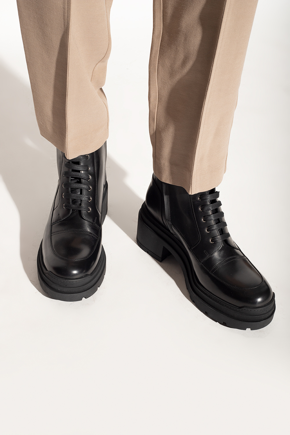 Salvatore Ferragamo ‘Lober’ heeled Perlen boots
