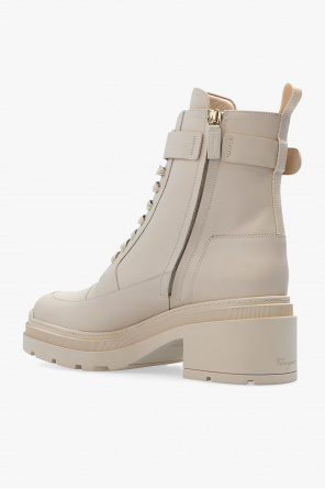 Salvatore Ferragamo ‘Lober’ leather ankle boots
