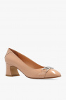 FERRAGAMO beige ‘Rei’ pumps