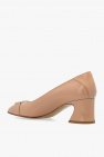 FERRAGAMO beige ‘Rei’ pumps