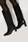 FERRAGAMO BLACK ‘Toren’ heeled boots