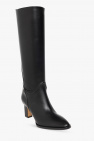 FERRAGAMO BLACK ‘Toren’ heeled boots