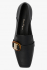 FERRAGAMO BLACK ‘Wang’ loafers