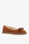 FERRAGAMO BROWN ‘Varina’ ballet flats