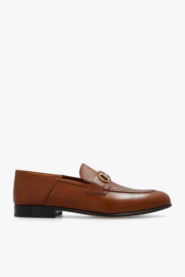 FERRAGAMO ‘Ottone’ leather bajo shoes