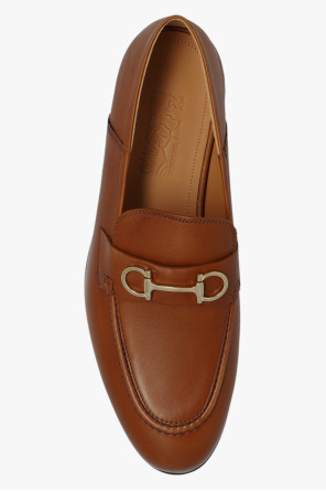 FERRAGAMO ‘Ottone’ leather bajo shoes