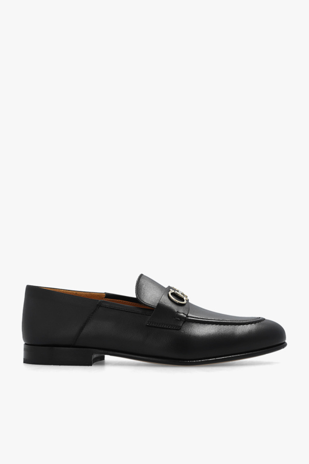 FERRAGAMO ‘Ottone’ leather Flatform shoes