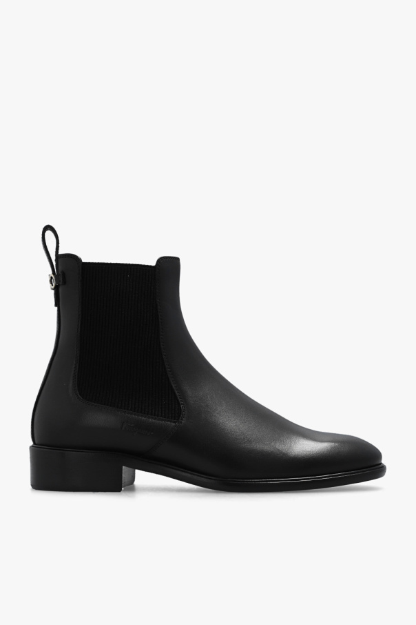 FERRAGAMO ‘Oddo’ leather Chelsea boots