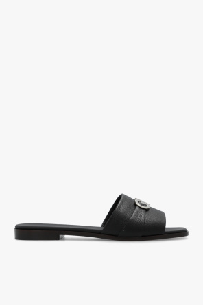 ‘oria’ leather slides od salvatore ballet Ferragamo