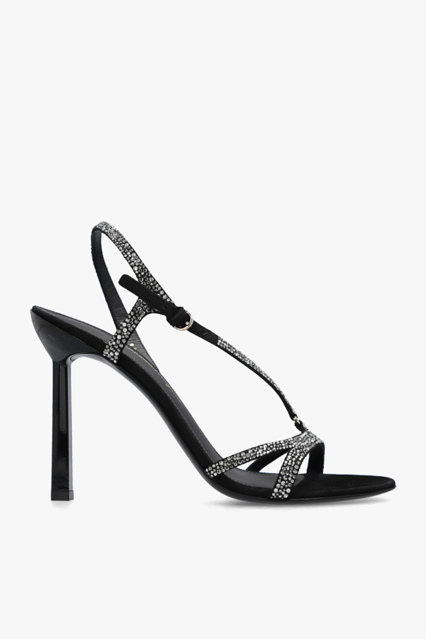 FERRAGAMO ‘Jolie’ suede heeled sandals
